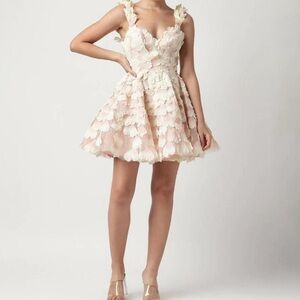 Zimmerman rose petal dress
